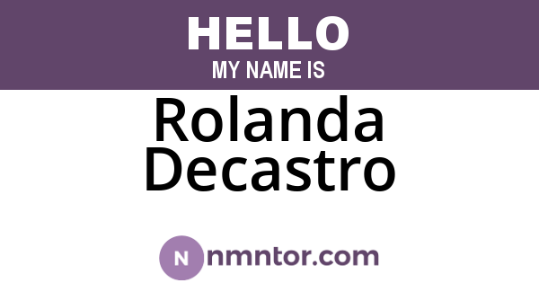 Rolanda Decastro