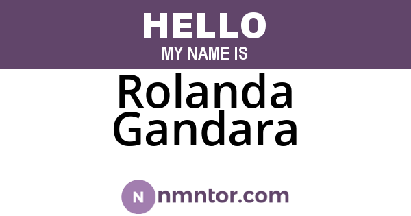 Rolanda Gandara