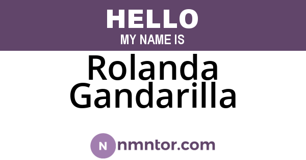 Rolanda Gandarilla