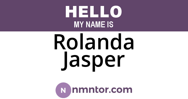 Rolanda Jasper