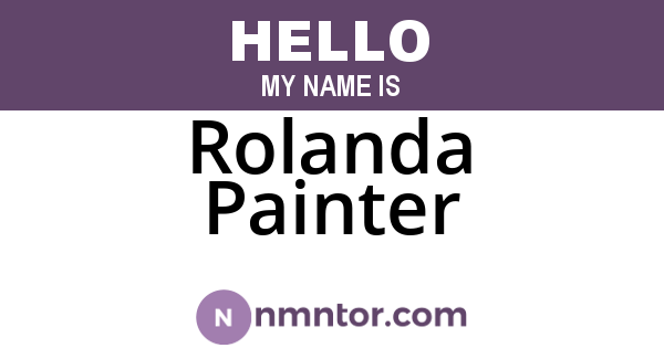 Rolanda Painter