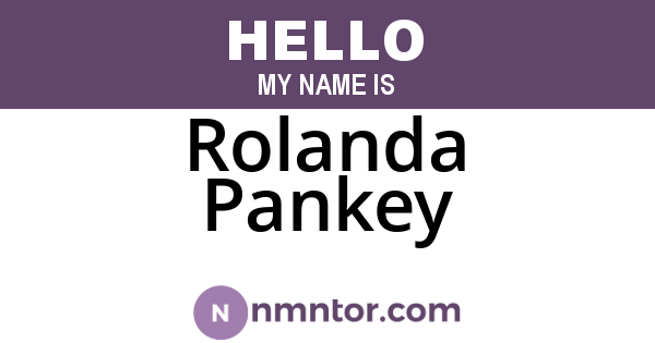 Rolanda Pankey