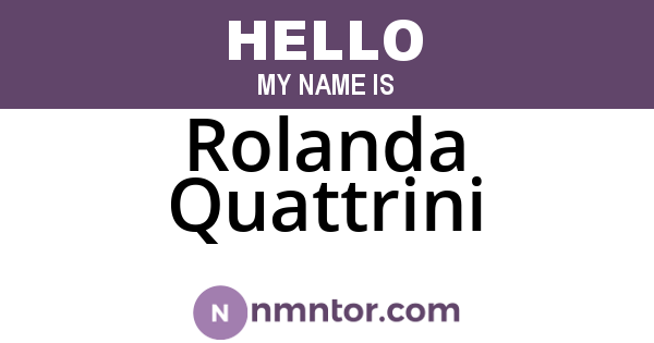 Rolanda Quattrini