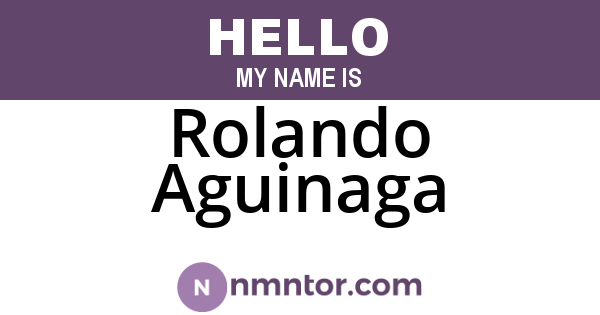 Rolando Aguinaga