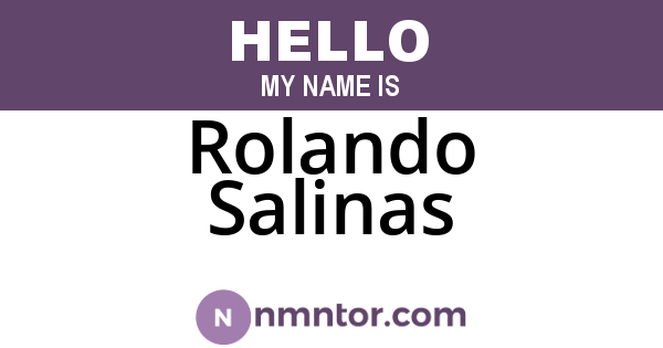Rolando Salinas