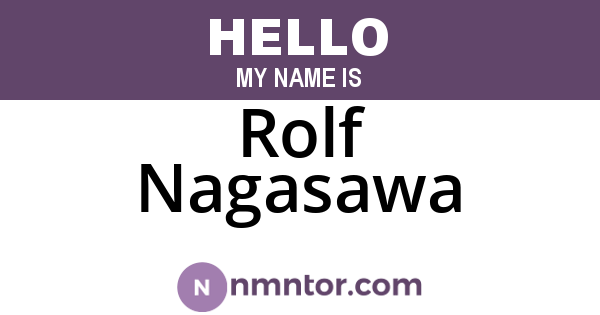 Rolf Nagasawa