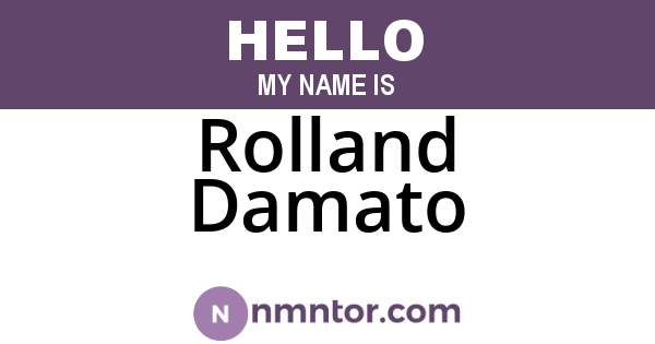 Rolland Damato
