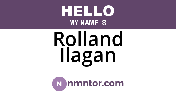 Rolland Ilagan