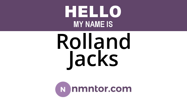Rolland Jacks