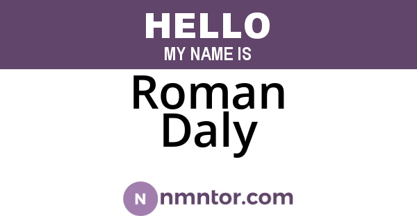 Roman Daly