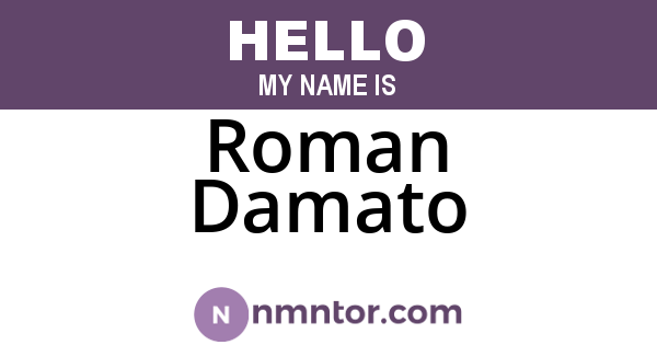Roman Damato
