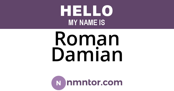 Roman Damian