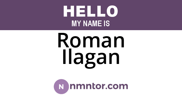 Roman Ilagan