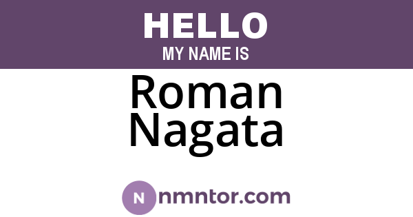 Roman Nagata