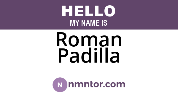 Roman Padilla