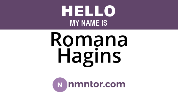 Romana Hagins