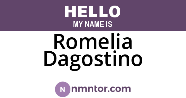 Romelia Dagostino