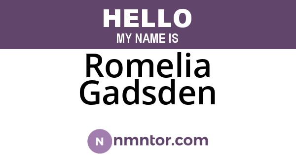 Romelia Gadsden
