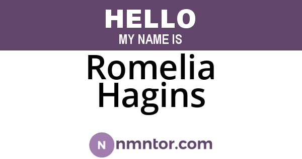 Romelia Hagins