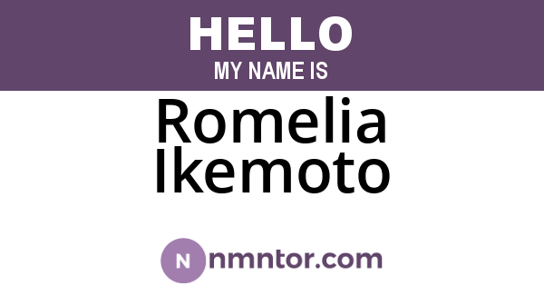 Romelia Ikemoto