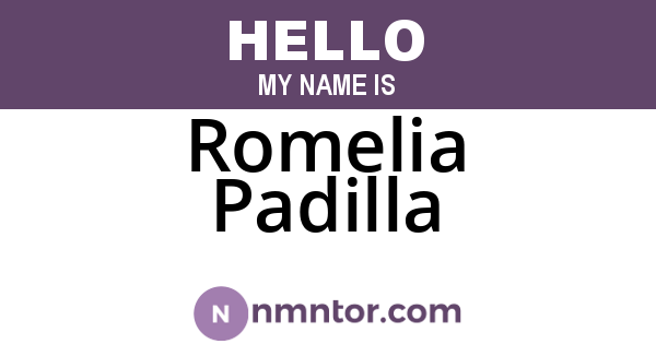 Romelia Padilla