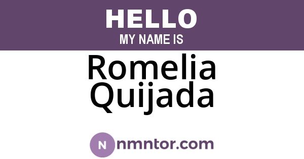 Romelia Quijada