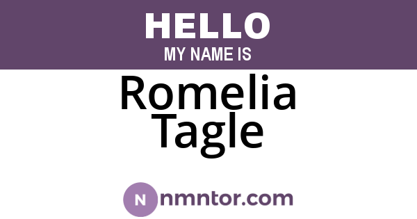Romelia Tagle