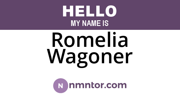 Romelia Wagoner