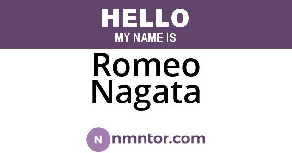 Romeo Nagata