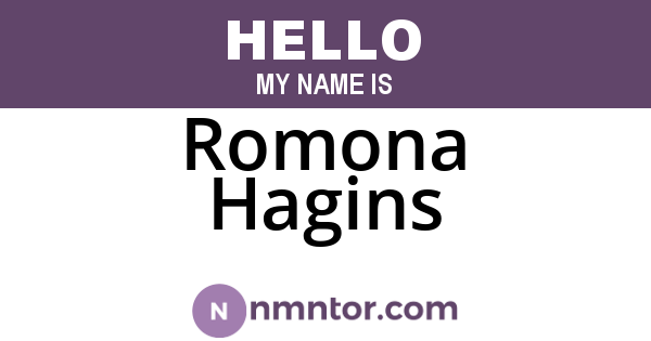 Romona Hagins