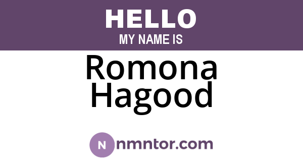 Romona Hagood
