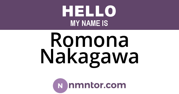 Romona Nakagawa