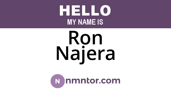 Ron Najera