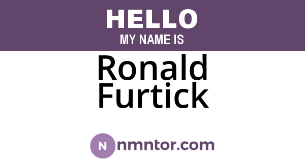 Ronald Furtick