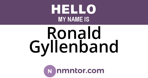 Ronald Gyllenband
