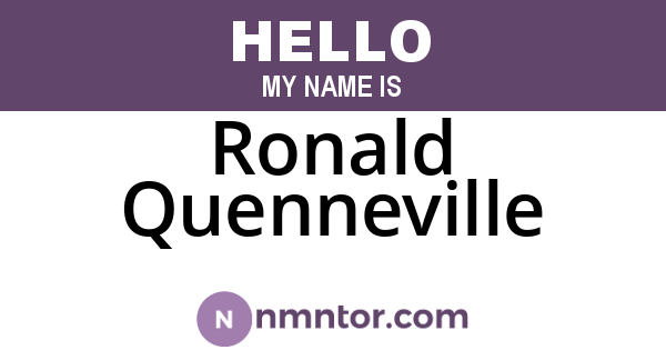 Ronald Quenneville
