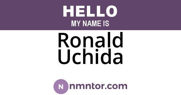 Ronald Uchida