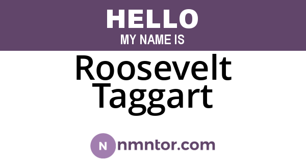 Roosevelt Taggart