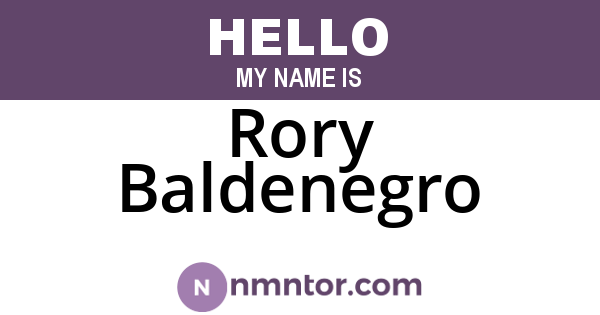 Rory Baldenegro