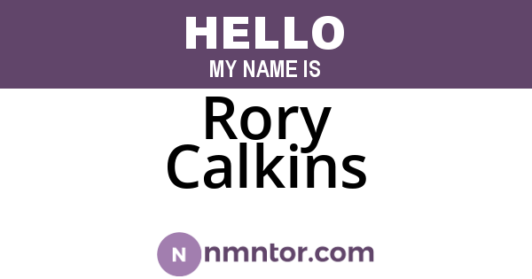 Rory Calkins