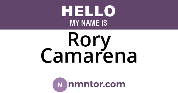 Rory Camarena