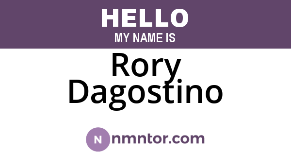 Rory Dagostino