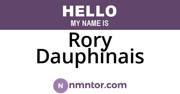 Rory Dauphinais