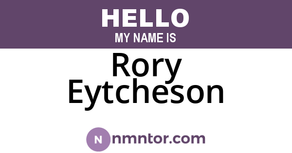 Rory Eytcheson