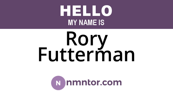 Rory Futterman