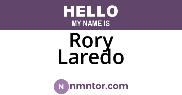 Rory Laredo