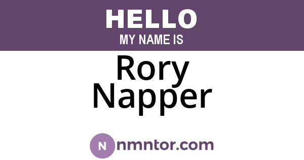 Rory Napper