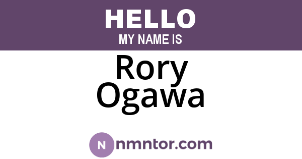 Rory Ogawa