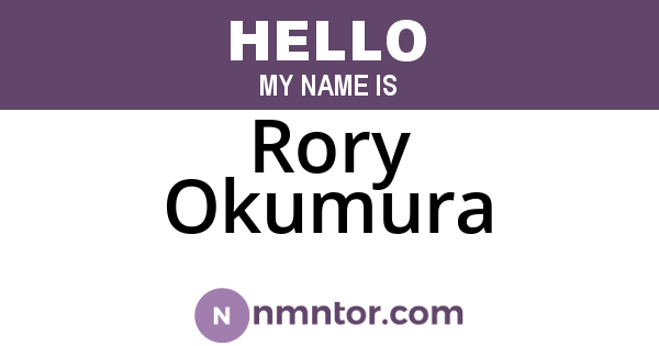 Rory Okumura