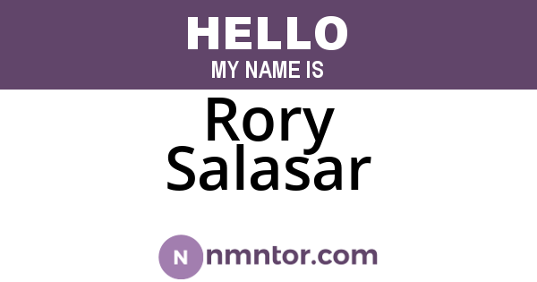 Rory Salasar